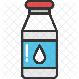 Milk Bottle Icon At Vectorified Com Collection Of Milk Bottle Icon Free For Personal Use