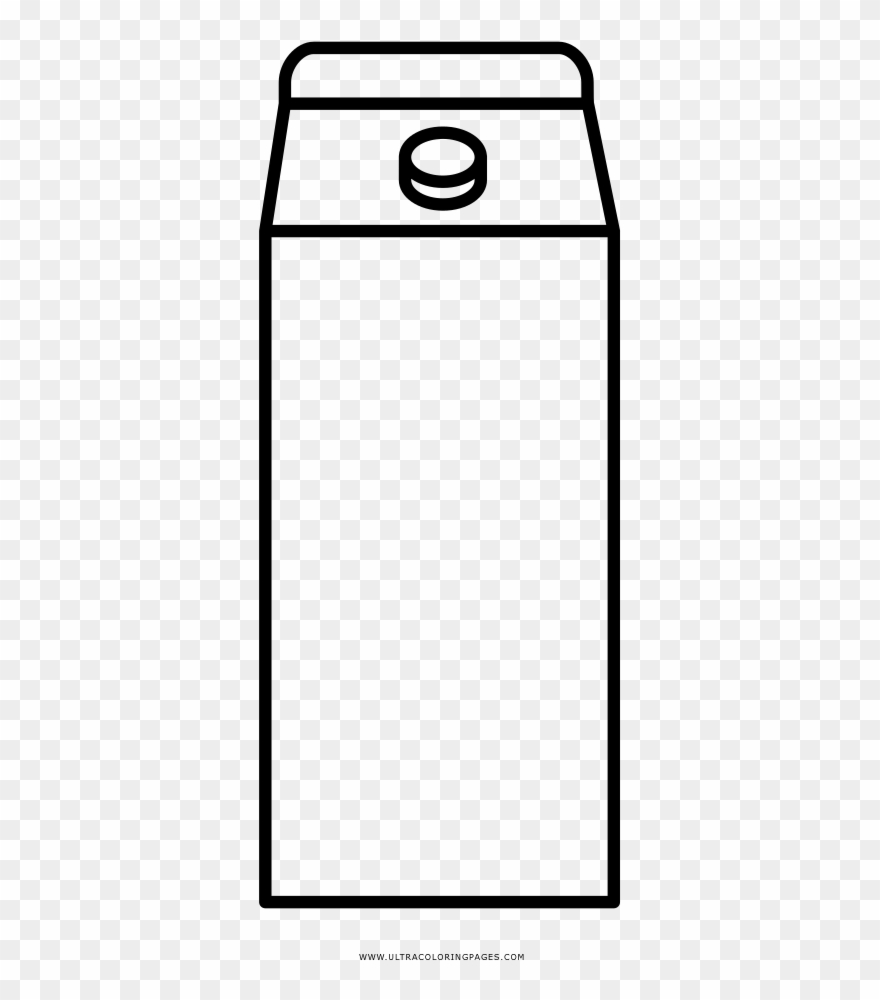 880x1000 Milk Carton Coloring Page