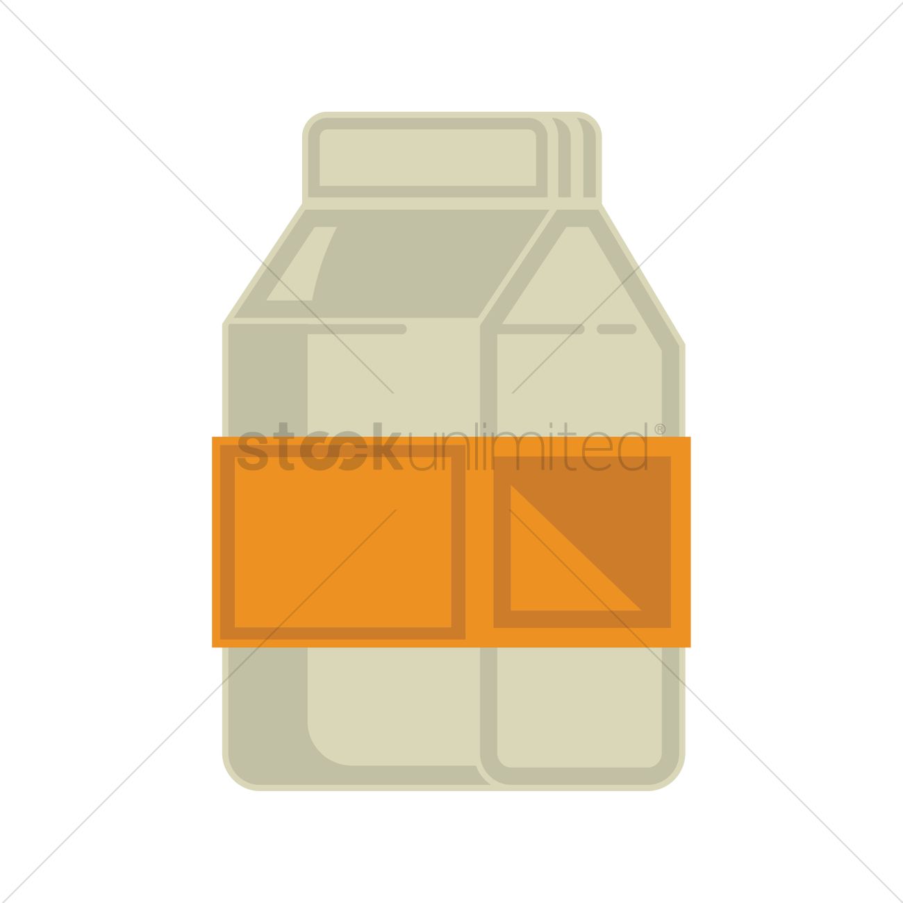 1300x1300 Milk Carton Icon Vector Image