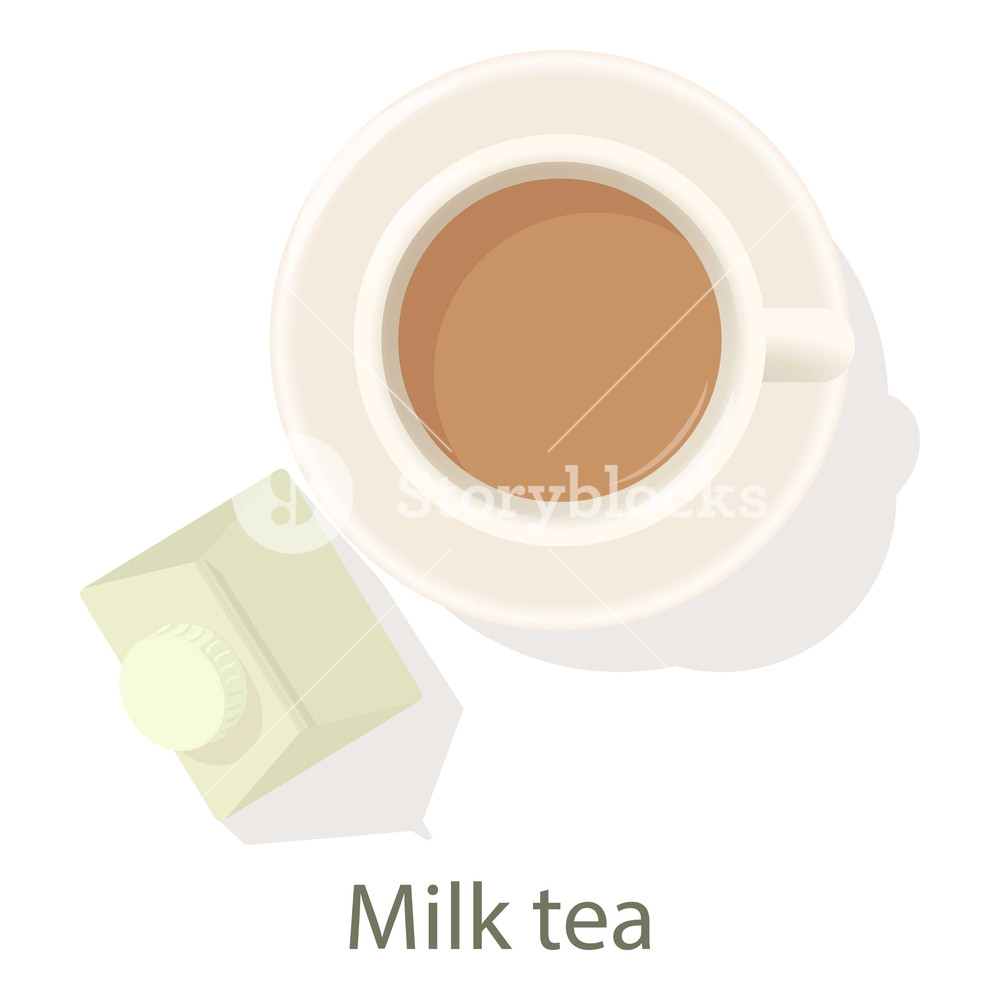 1000x1000 Milk Tea Icon Cartoon Illustration Of Milk Tea Vector Icon