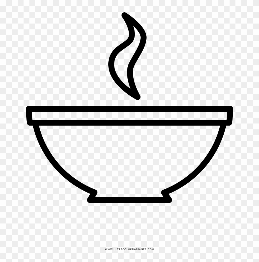 880x891 Soup Coloring Page