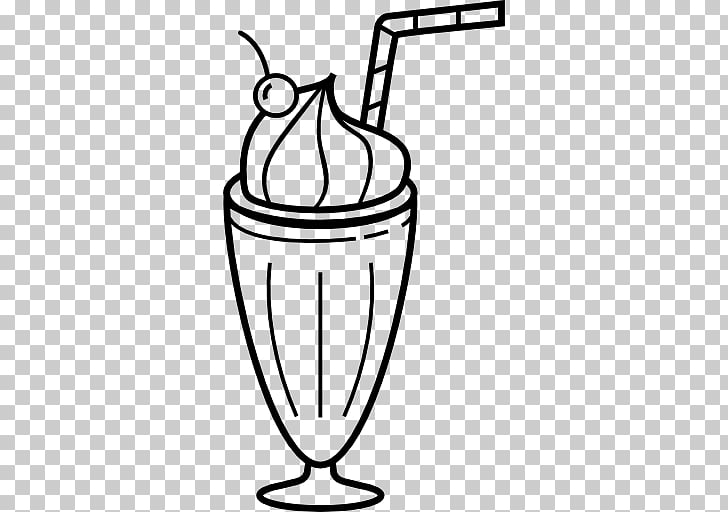 728x512 Milkshake Computer Icons Black And White Food Milk Shake, Cup