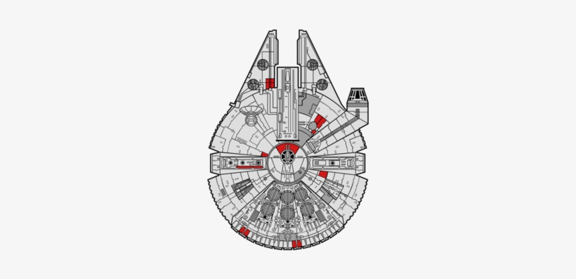 Millennium Falcon Star Wars Png Image 820x397 Millennium Falcon Star Wars Png Image