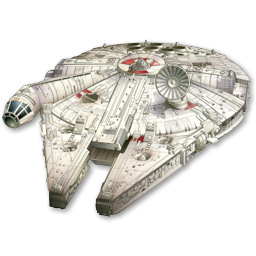 Millenium Falcon Icon Star Wars Vehicles Iconset Jonathan Rey 256x256 Millenium Falcon Icon Star Wars Vehicles Iconset Jonathan Rey