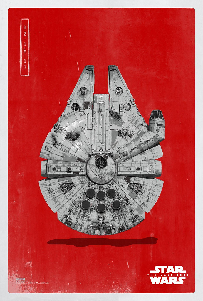 Millennium Falcon Star Wars The Last Jedi Post 691x1023 Millennium Falcon Star Wars The Last Jedi Post