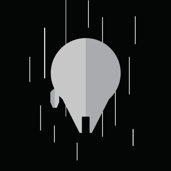 Millennium Falcon Flat Icon 550x550 Millennium Falcon Flat Icon