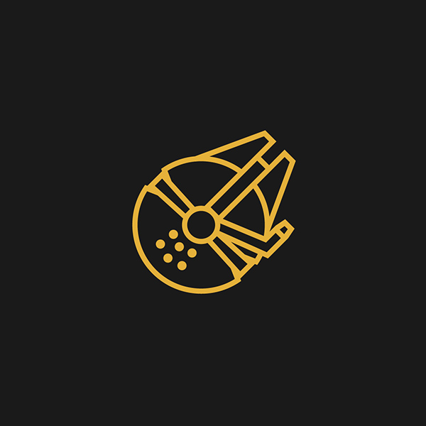 Star Wars Icon Series On Behance 600x600 Star Wars Icon Series On Behance