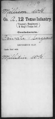 185x400 Millicon, W H