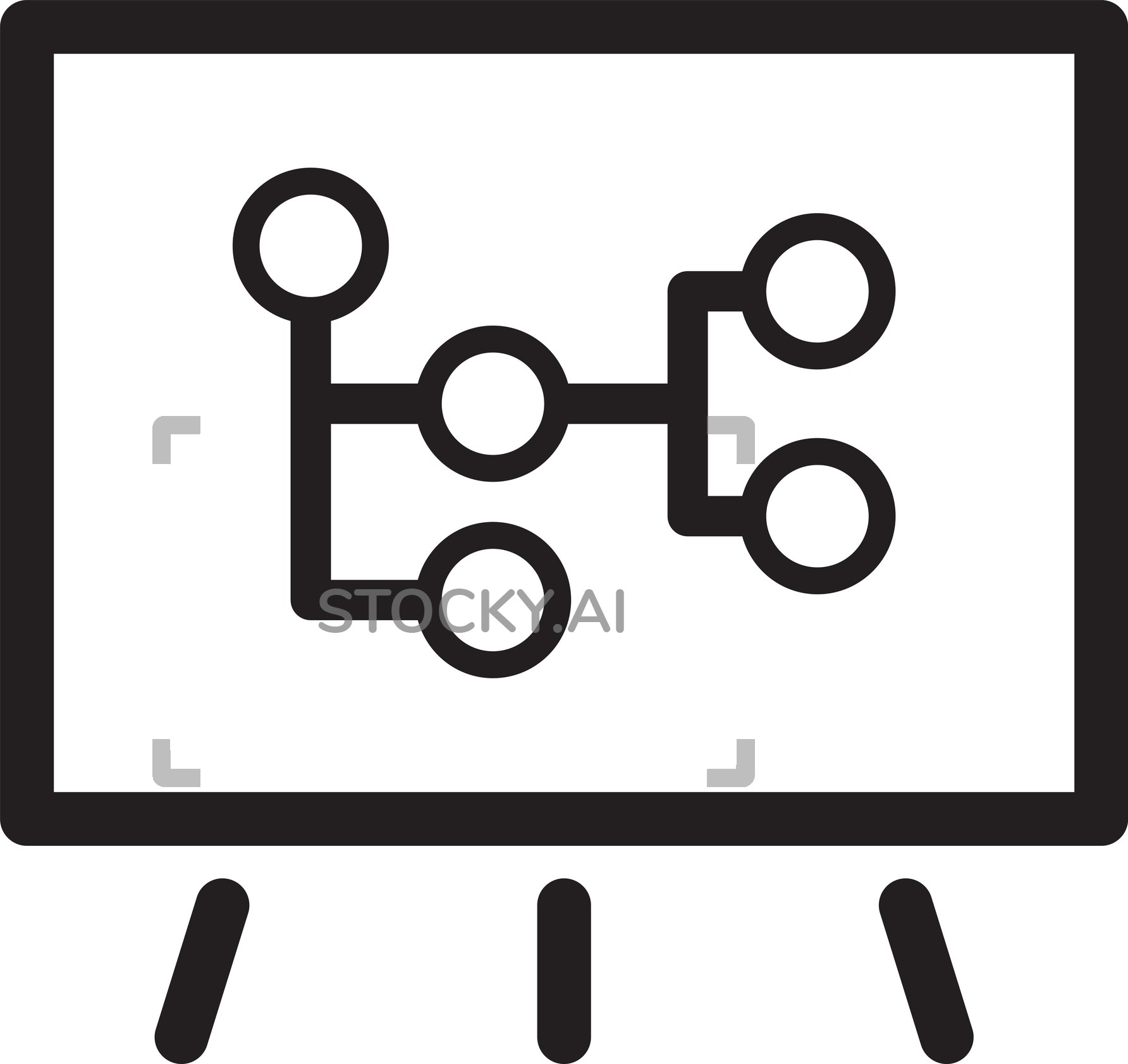 1784x1683 Image Of Mind Map Icon Business Concept Flat Design