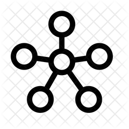 256x256 Mind Map Icon Of Line Style