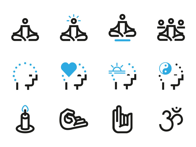 800x600 Meditation Icons