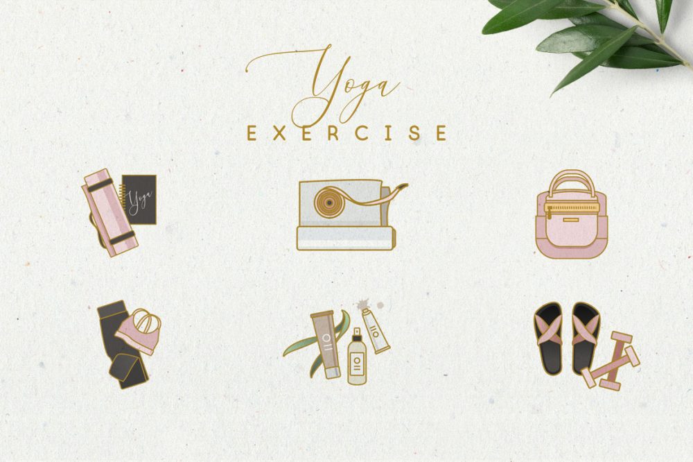 1000x666 Mindfulness Icon Pack Meditation,yoga, Healthy Lifestyle Polar