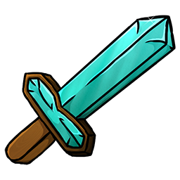 256x256 Diamond Sword Icon Download Minecraft Icons Iconspedia