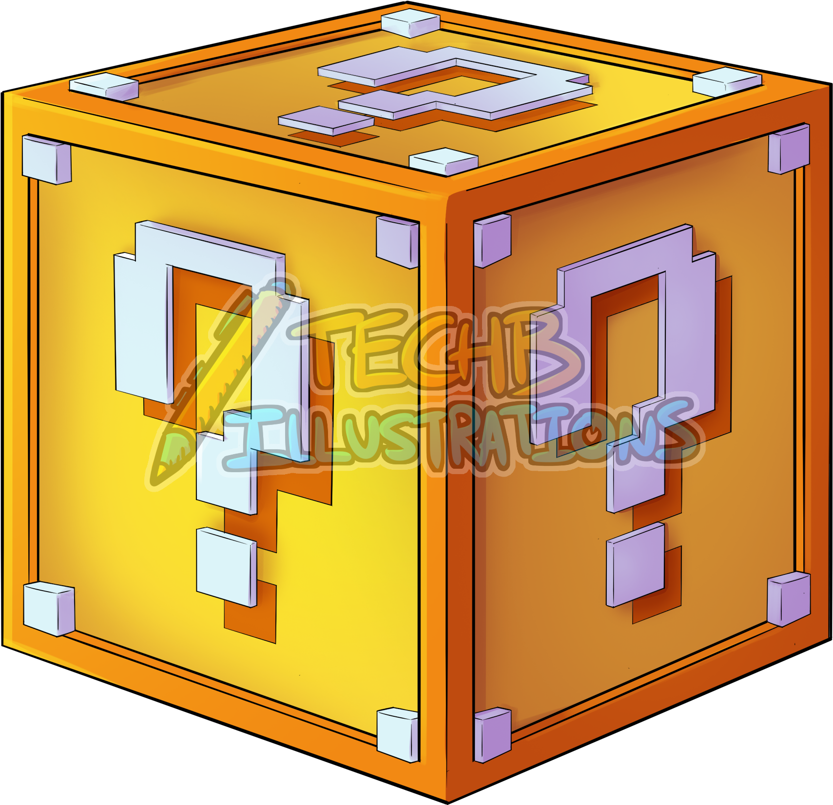 minecraft block logo
