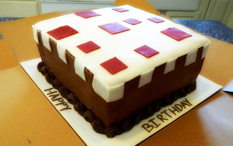 900x566 Cake! Minecraft A Student's World