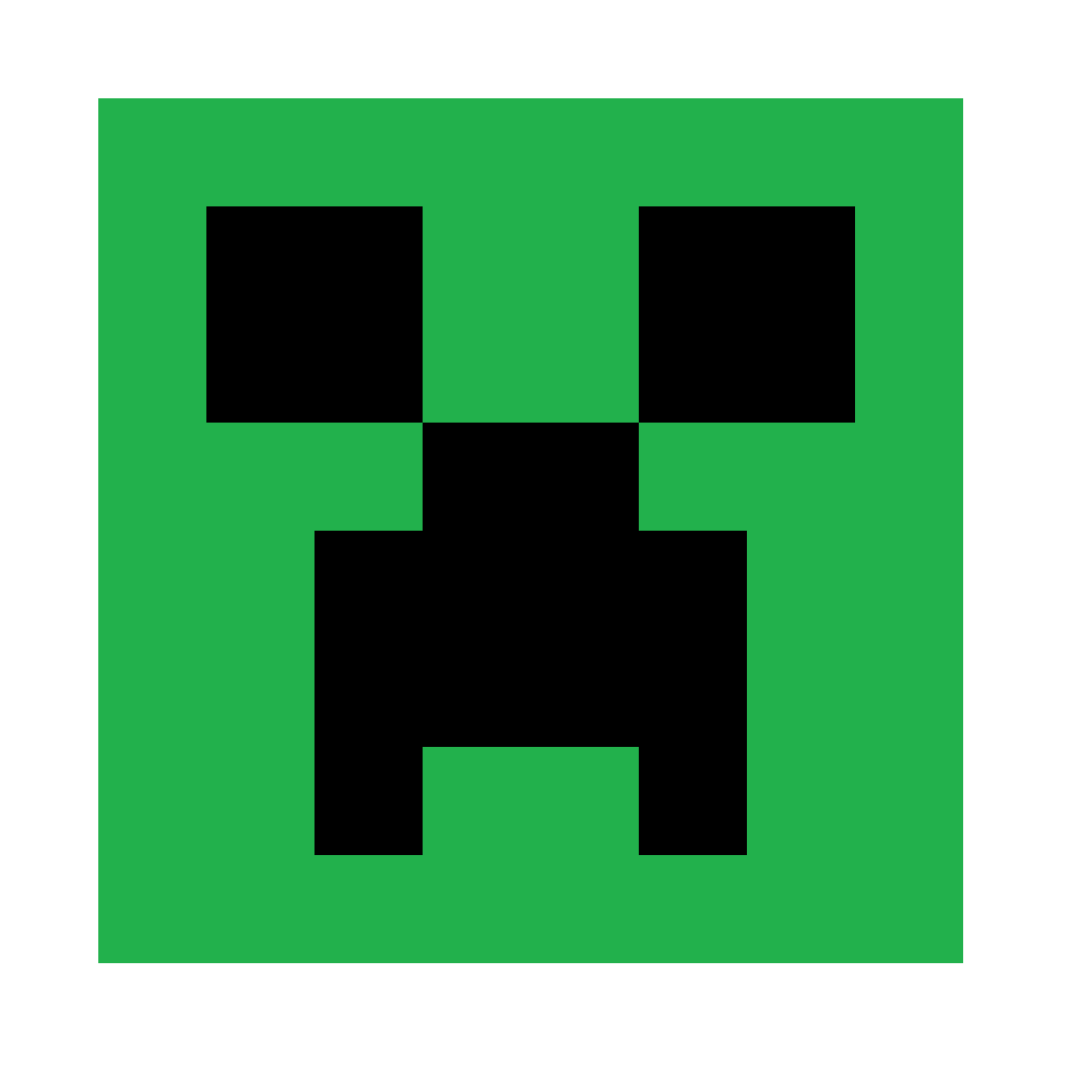 1000x1000 Creeper Face Png