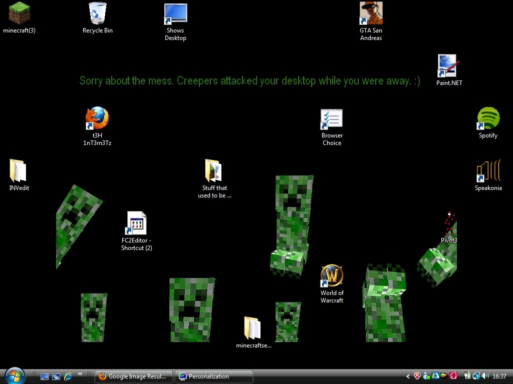 1024x768 My Minecraft Desktop