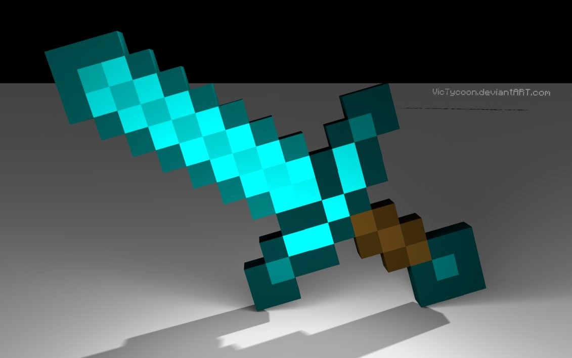 1131x707 Minecraft Sword