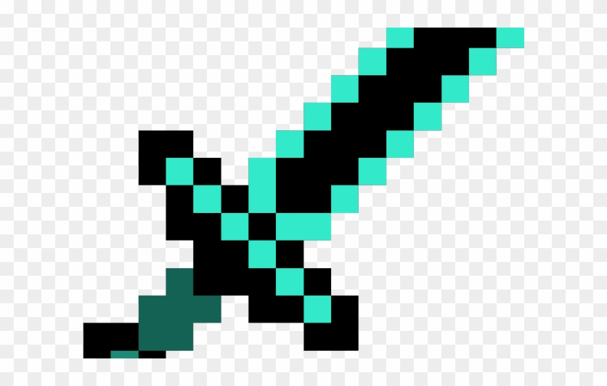 880x560 Minecraft Clipart Minecraft Diamond Sword