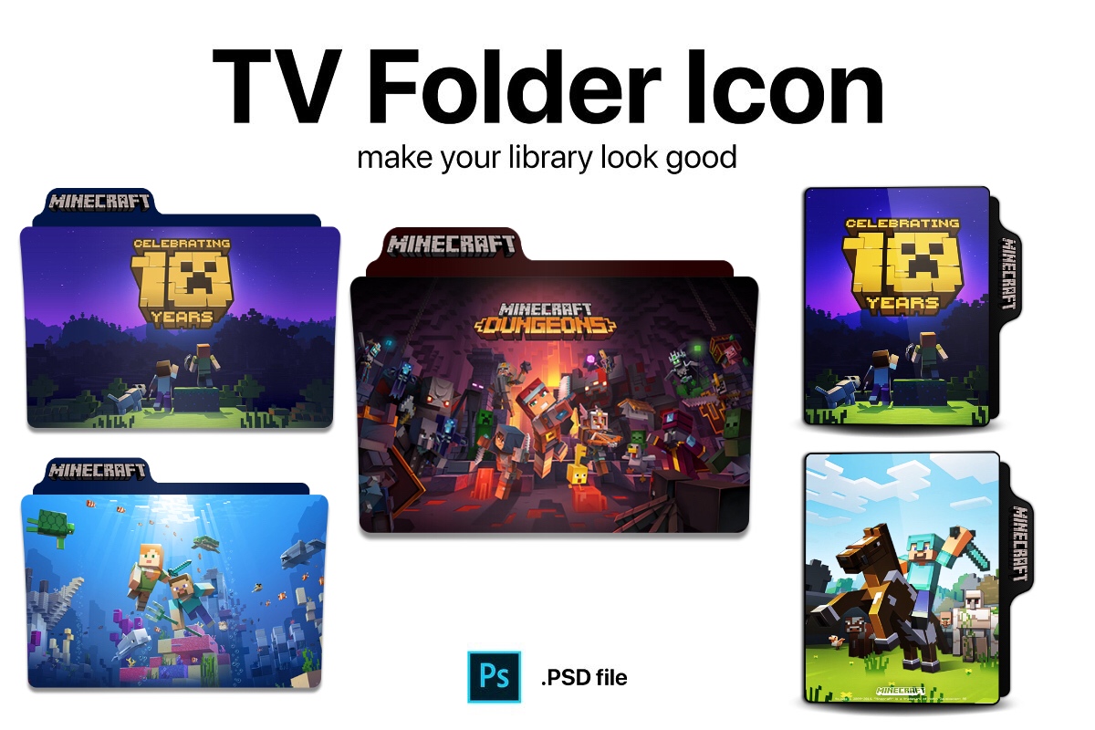 Miinecraft Folder Icon 1200x800 Miinecraft Folder Icon