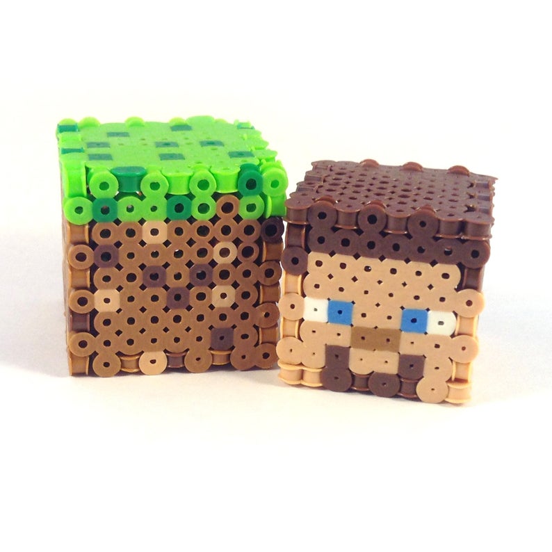 794x794 Minecraft Inspired Block Set Etsy