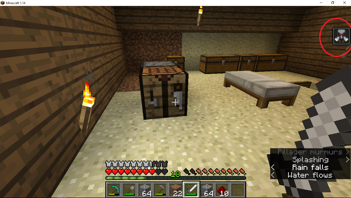 1360x768 Icon In Top Right Corner What Is It Minecraft