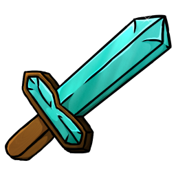 256x256 Diamond Sword Icon Minecraft Iconset