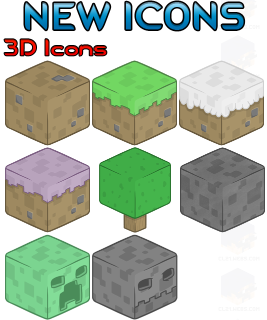 534x641 Minecraft Icons