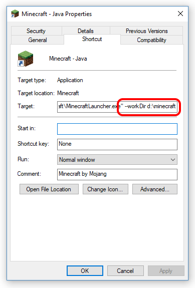 minecraft launcher no toolbar icon