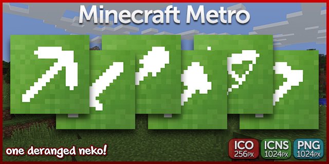 640x320 Icons Minecraft Metro