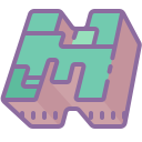 128x128 Minecraft Logo Icon
