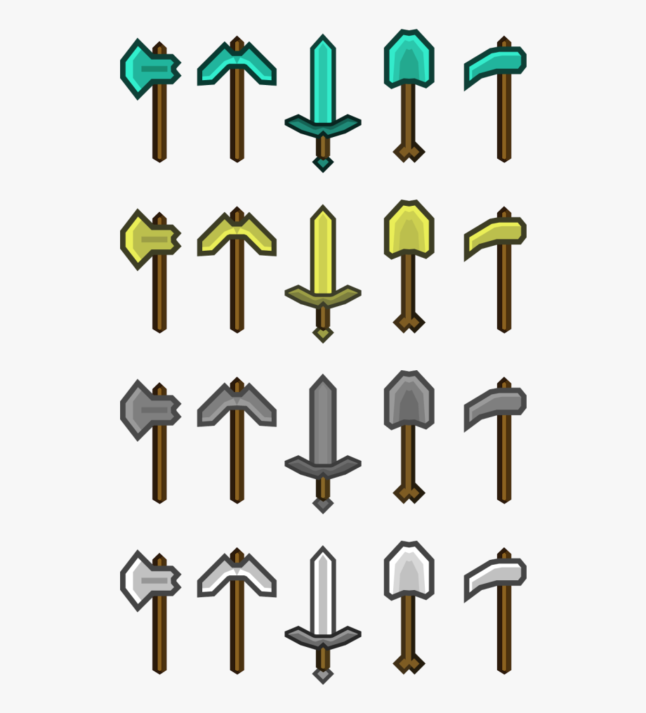 920x1015 Minecraft Sword Png