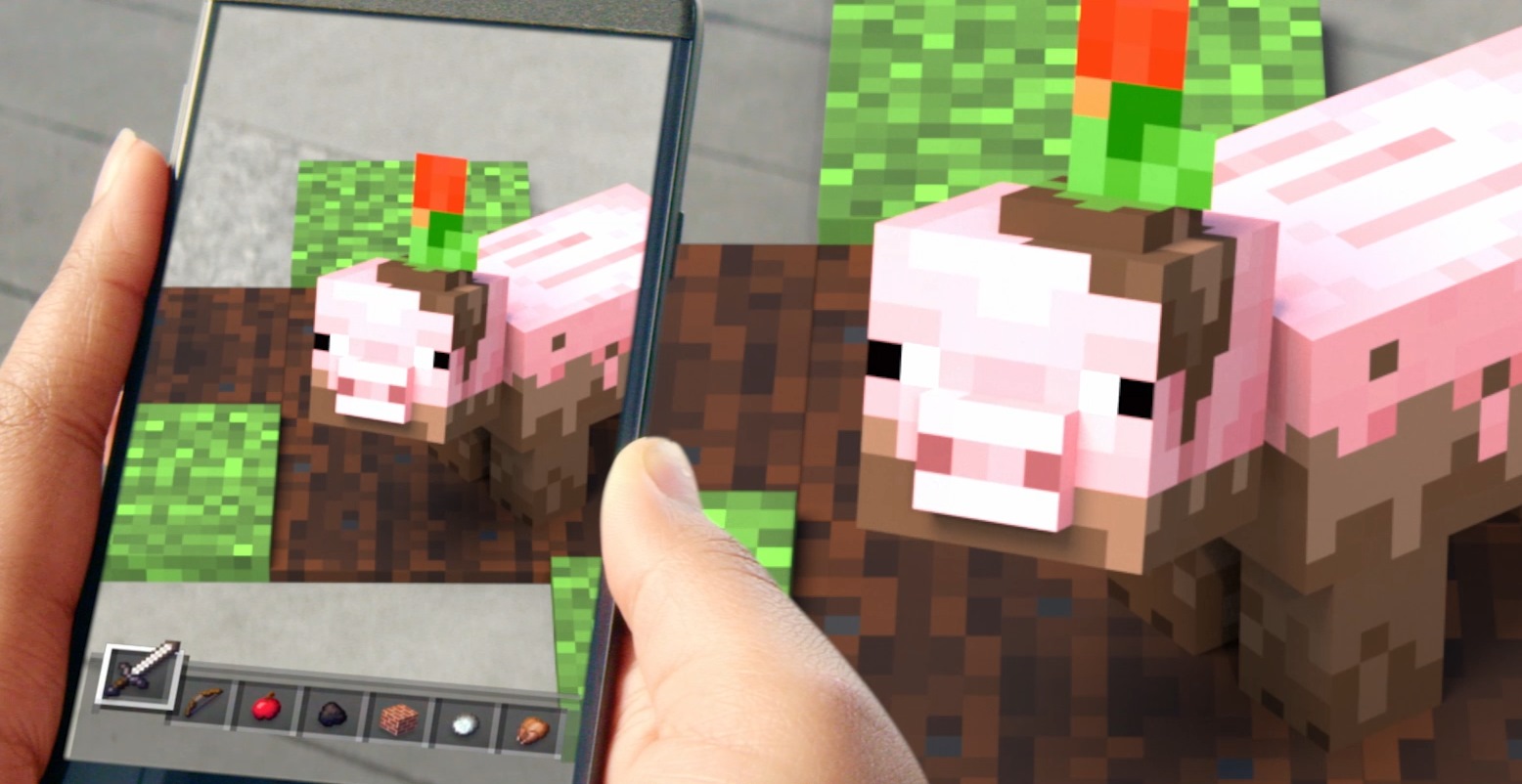 1556x802 Minecraft Earth Makes The Whole Real World Your Very Own Blocky
