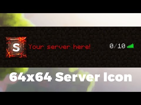 480x360 Minecraft Server Icon Template