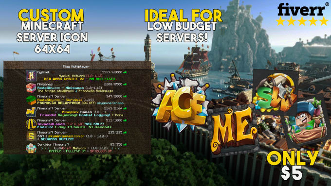 680x383 Create A Minecraft Server Logo Cheap