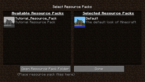 480x270 Tutorialscreating A Resource Pack Official Minecraft Wiki