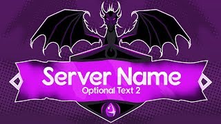 320x180 Minecraft Server Logo Template Sample Templates