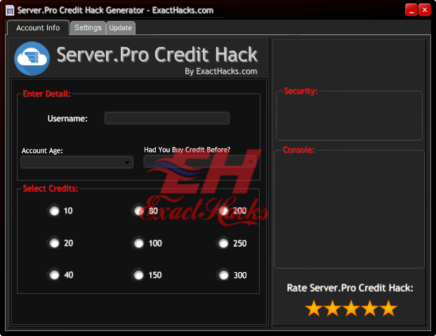 Hack credits. Server Pro. How to Hacked Server. PROHACK. Generate Hacker nickname.