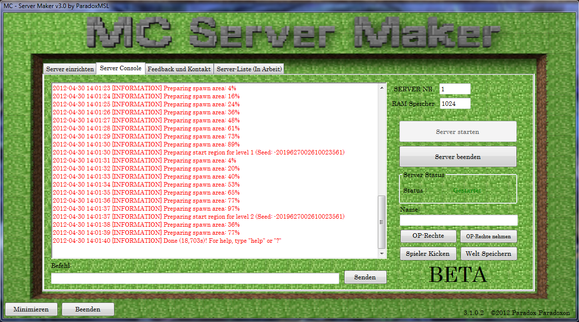 1154x642 Minecraft Server Maker