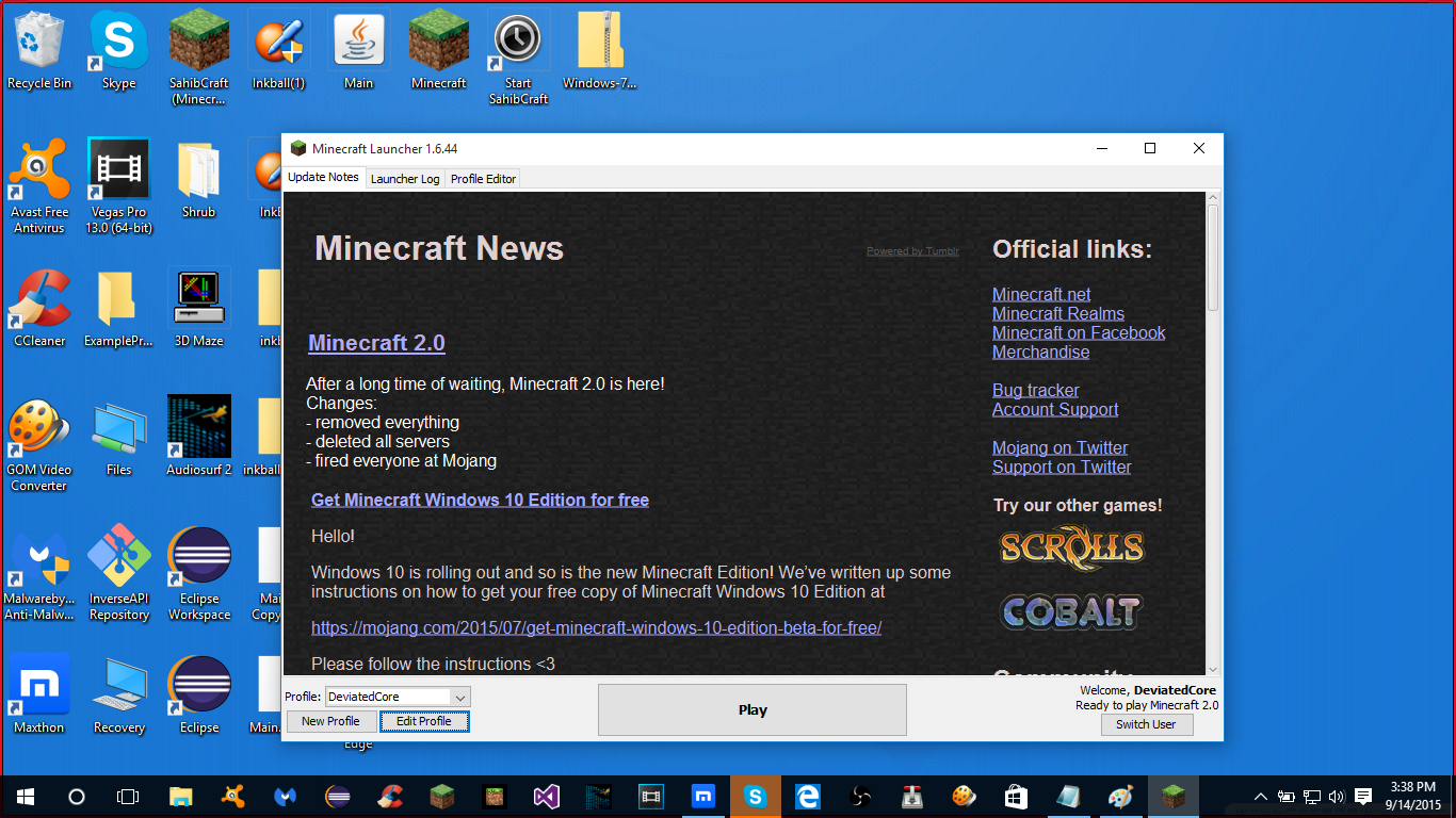 1366x768 Minecraft Found In Launcher Minecraft Server Join One