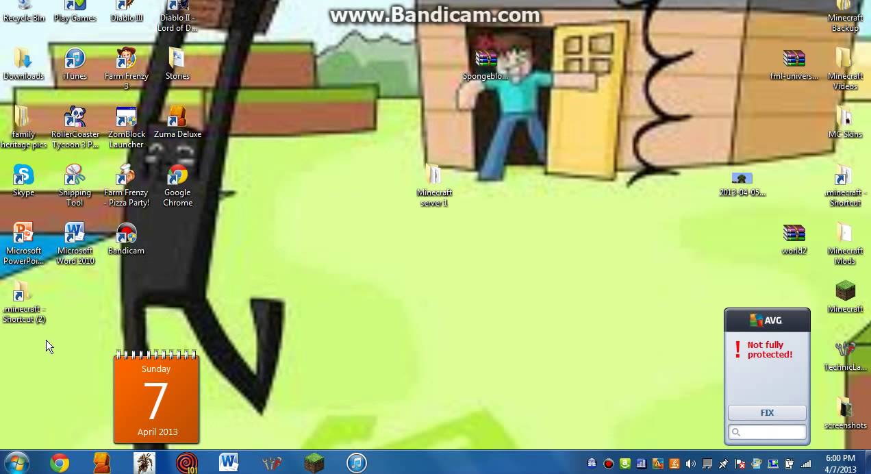 1272x692 Minecraft Desktop Icon