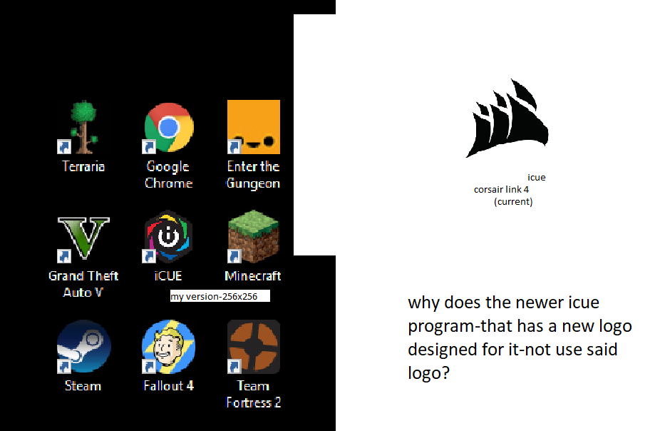 919x604 The Current Icue Desktop Shortcut Doesn't Even Use The Icue Logo