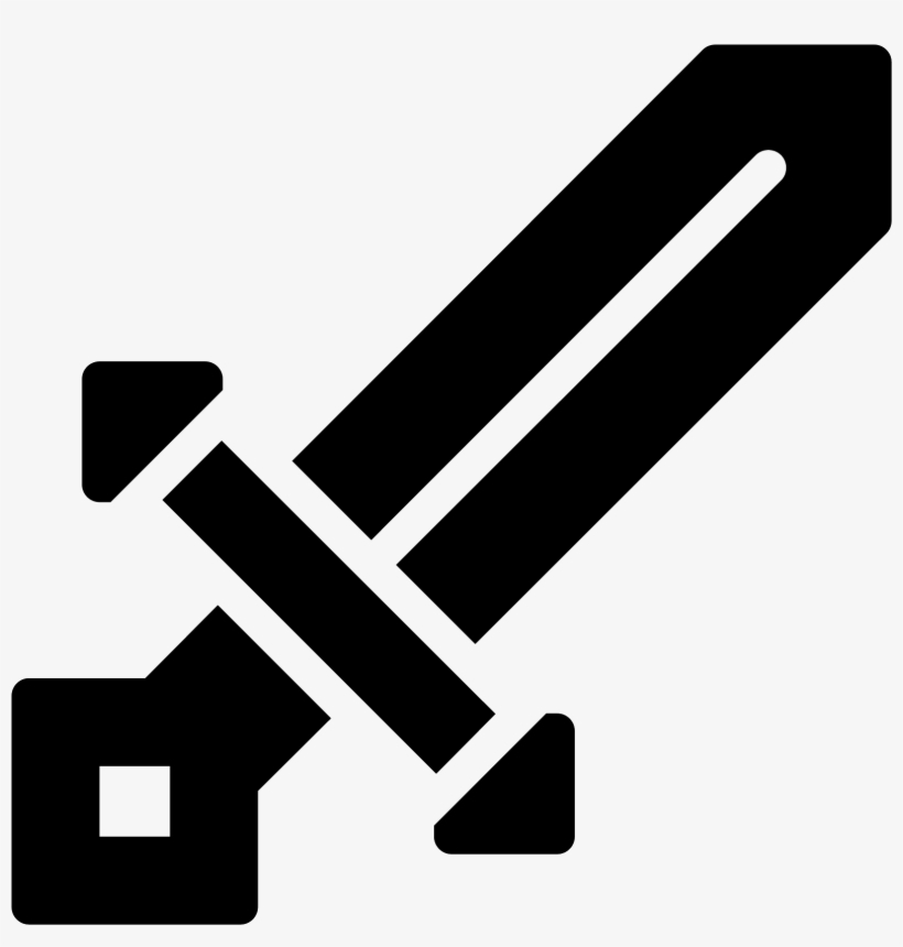 820x860 Minecraft Sword Filled Icon