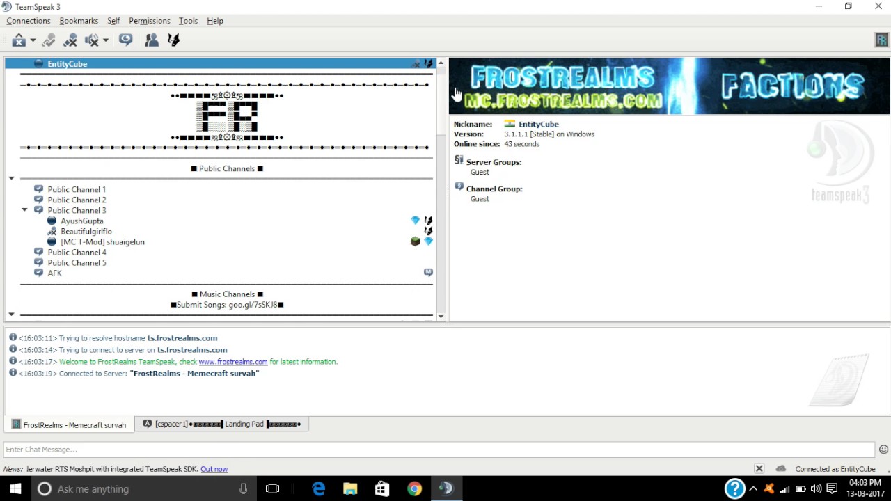 1280x720 How To Use Teamspeak For Minecraft Group Play