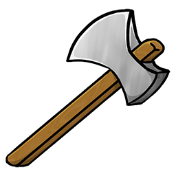 256x256 Iron Axe Icon Download Minecraft Icons Iconspedia