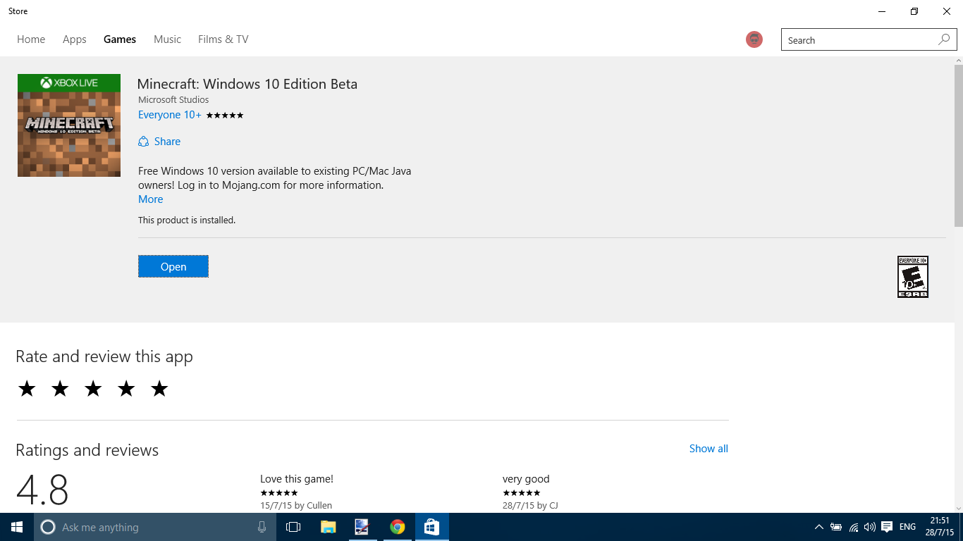 1366x768 Mojang Starts Rolling Out Minecraft Windows Edition Beta