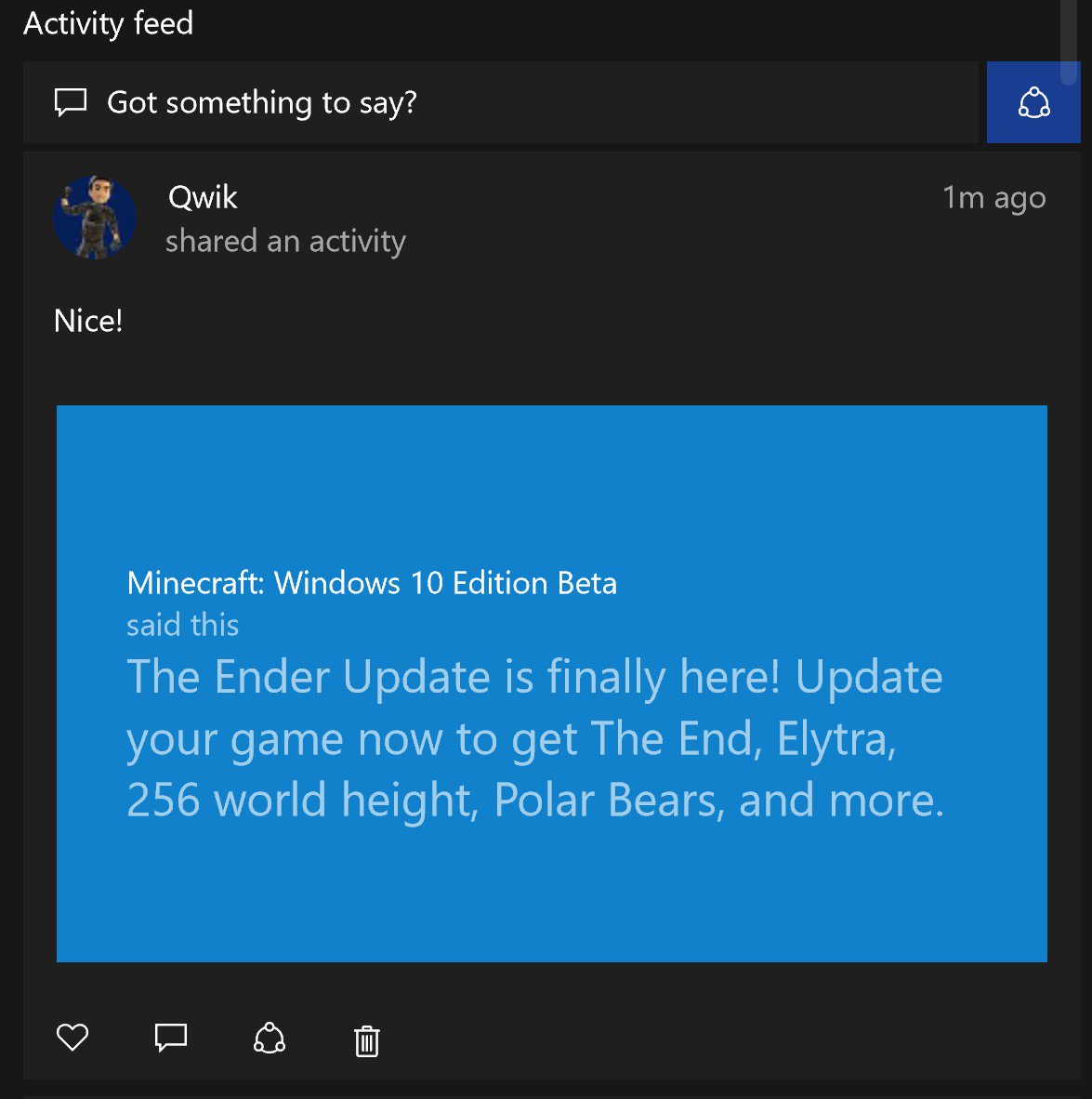 1175x1182 On Twitter The Ender Update Is Now Available