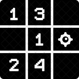 256x256 Minesweeper Game Icon Of Glyph Style