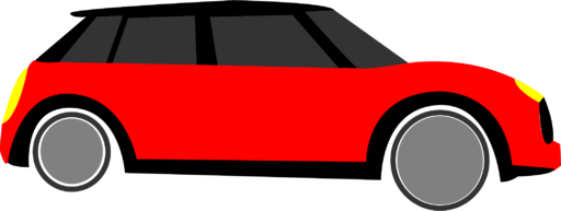 512x193 Mini, Auto, Icon, Rood, Wit, Zwart Icon Free Of Mini Car