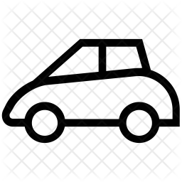 256x256 Mini Car Icon Of Line Style